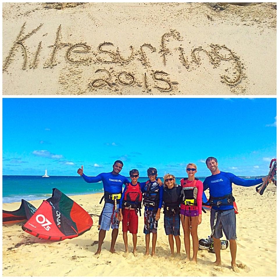 Kitesurfing in the Caribbean