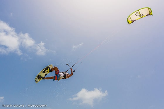 Kitesurfing